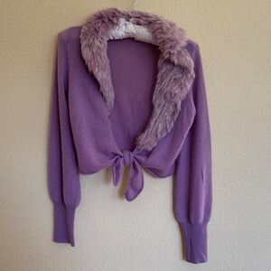 Women’s Cashmere Lavender Sweater M
